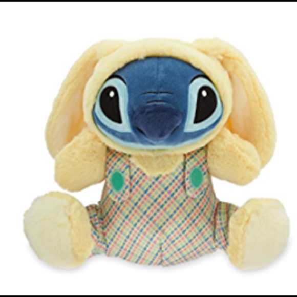 Disney Other - RARE NWOT Disney Lilo and Stitch 10” Plush Easter Bunny Rabbit Costume Yellow